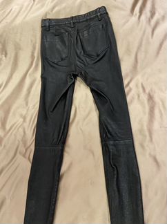 Кожаные брюки J Brand 24 размер