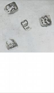 Серебряная кружка с откидной крышкой. Англия, 1772