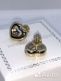 Золотые серьги Шопард