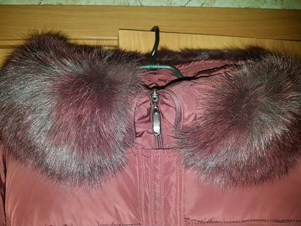 Пуховик пальто теплый 48L