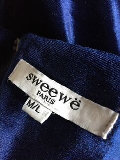 Изумительный бархатный свитшот (блузон)