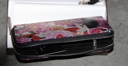 Женский кожаный кошелек клатч -Gucci- laser new 2
