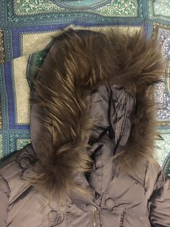 46 Зимняя куртка пуховик голубая Lawine