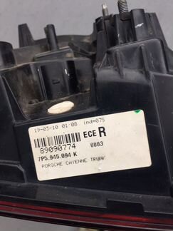 Задний правый внутренний фонарь Porsche Cayenne958