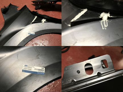 Передние крылья Ford Focus 2 с жабрами