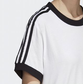 Футболка Adidas 3-stripes White новая оригинал