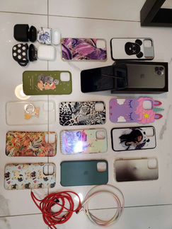 iPhone 11pro 256gb+14чехлов