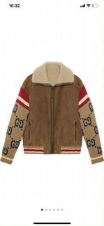 Дублёнка кожаная Gucci