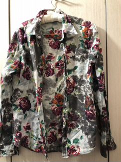 Рубашка Roberto Cavalli винтаж