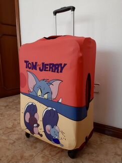 Чехол для чемодана. Том и Джерри. Новый