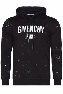 Худи с рваной отделкой - Black