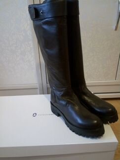 Сапоги натуральная кожа настоящая Италия