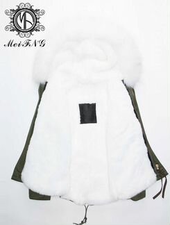 Парка с мехом из песца