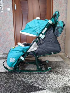 Санки коляска 2в1
