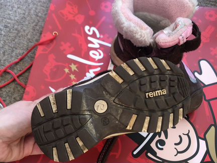 Сапоги зимние для девочки 24 reima