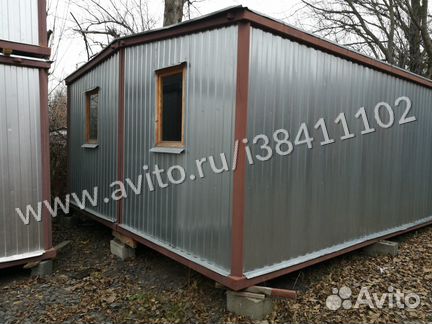 Бытовка строительная, вагончик, блок контейнер