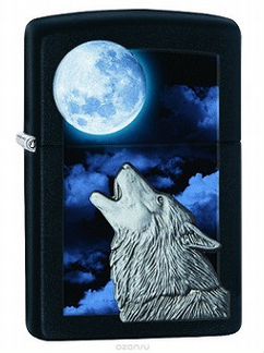 Зажигалка Zippo Wolf and Moon