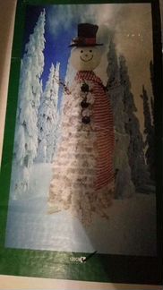 Новогоднее украшение снеговик ёлка