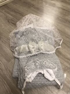 Шикарный конверт для выписки, тёплый