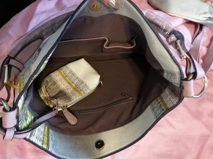 Комплект новых стильных сумок из эко-кожи