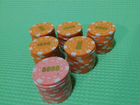 Покерные керамические фишки разные- 60шт