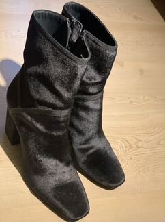 Massimo dutti полусапоги велюр р39