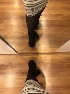 Туфли на широком каблуке