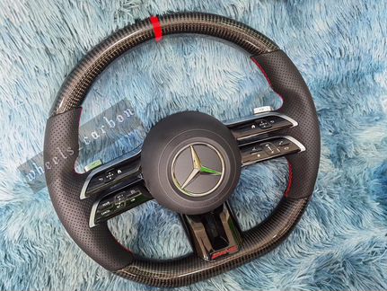 Руль Mercedes 2020 карбон
