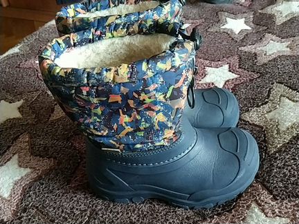 Сапоги резиновые утеплённые, дутики