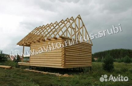 Сруб дома