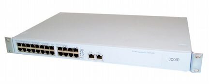 Switch 3COM SuperStack 3 24+2 порта