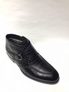 Ботинки Grand Gudini змеиная кожа черные