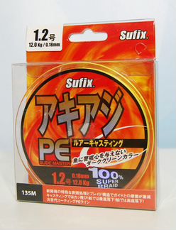 Шнур плетеный Sufix PE Glide Master Chartreus