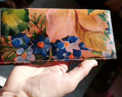 Женское портмоне (Италия) из натуральной кожи