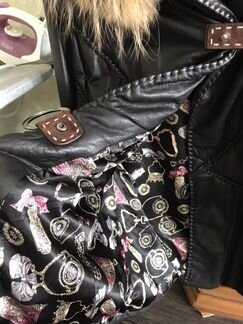 Куртка кожаная брендовая