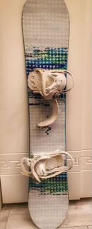 Сноуборд Burton, ботинки Burton, крепление Burton