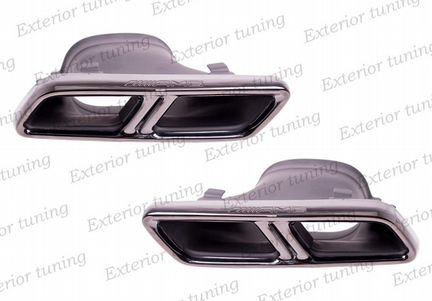 Насадки 63s AMG Mercedes GLC Coupe черные