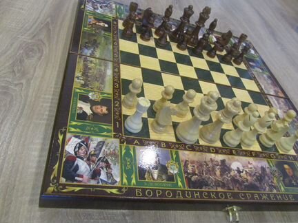 Шахматы и нарды в одном наборе