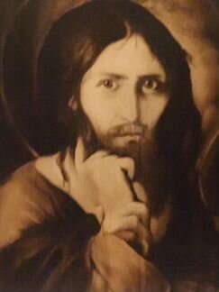 Картина на фанере (икона)