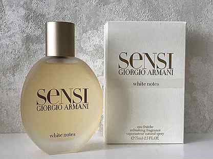 Armani white. Сенси Вайт нотес Армани. Sensi White Notes Armani. Армани Сенси лапарфюмерия. Армани Уайт духи.