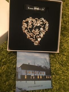 Посеребрённая подвеска