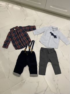 Брюки и рубашка для мальчика 80 H&M
