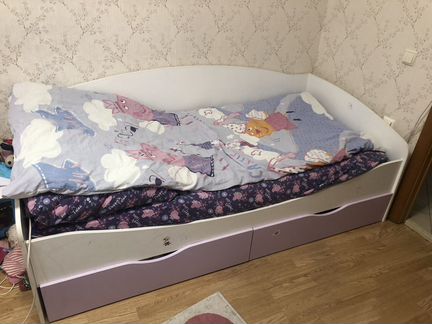 Кровать детская с ящиками