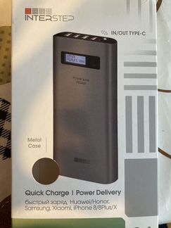 Внешний аккумулятор InterStep PB24QP 24000mAh QC3