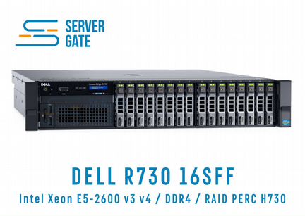 Dell R730 16SFF 2 x E5-2637v3 128 GB