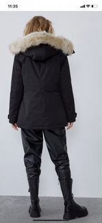 Зимняя парка Zara S 42-44