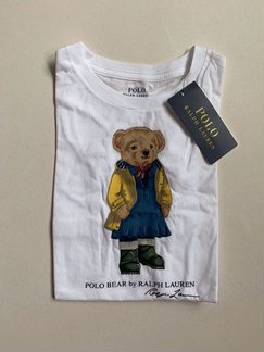 Футболка с медведем Ralph Lauren на девочку 3 г