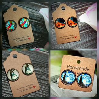 Серьги ручной работы